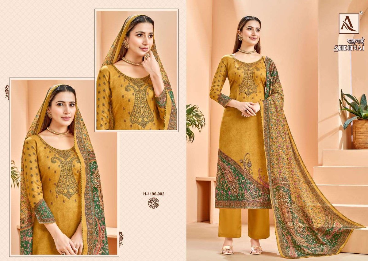 Alok Suit Shehnai 1196-001 to 1196-008 Series 2