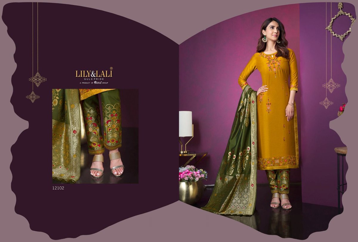 Lily & Lali Meenakari Vol-3 12101-12108 Series 2