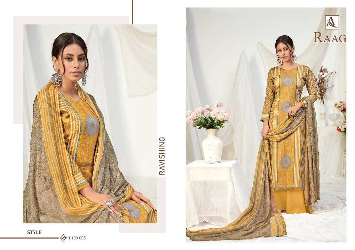 Alok Suits Raag 1708-001 to 1708-008 Series 5
