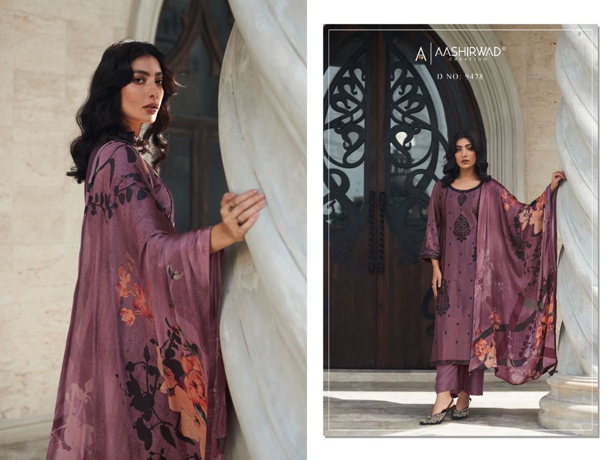 Aashirwad Creation Gulkand Aarushi 9477-9481 Series 2
