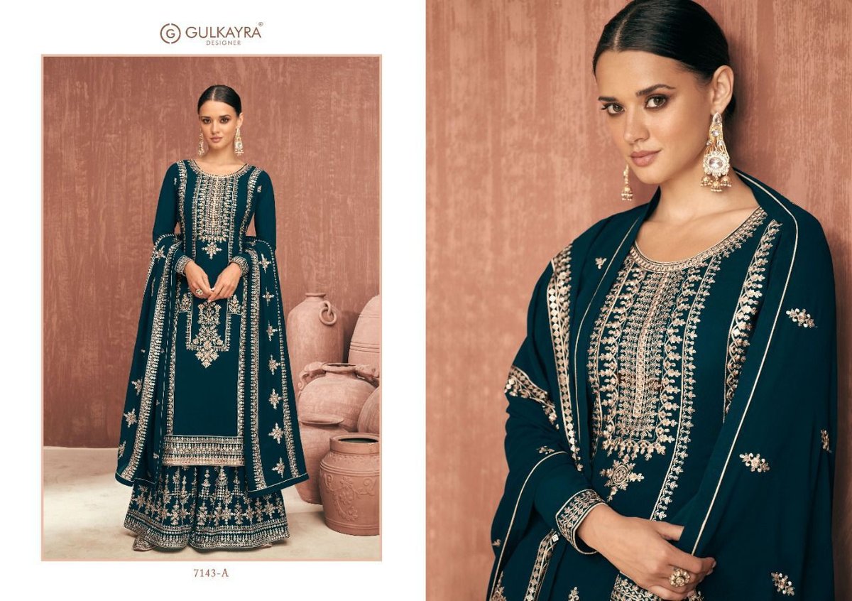 Gulkayra Designer Royal Gold 7143 Colors 1