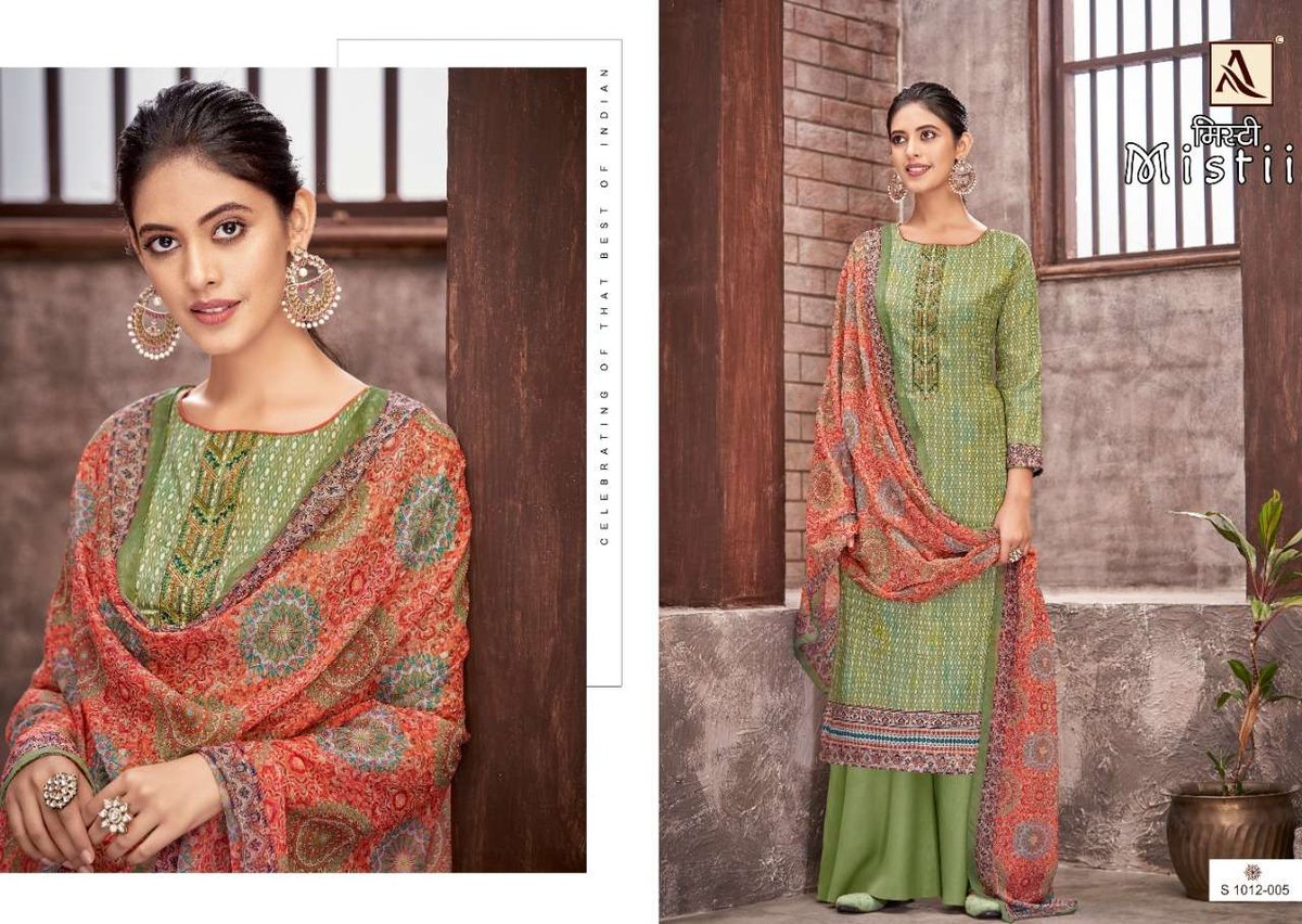 Alok Suit Mistii 1012-001 to 1012-006 Series 5