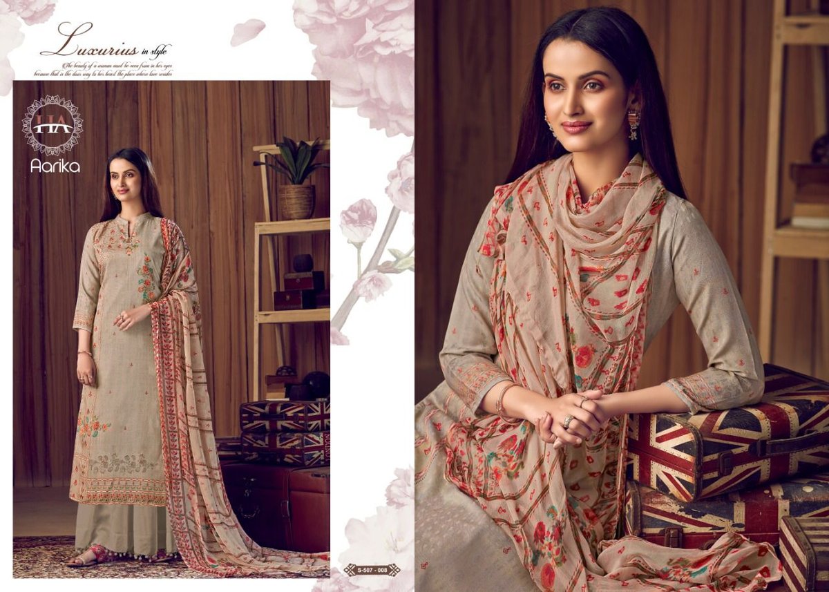 Harshit Fashion Aarika Edition Vol-2 507-001 to 507-010 Series 8