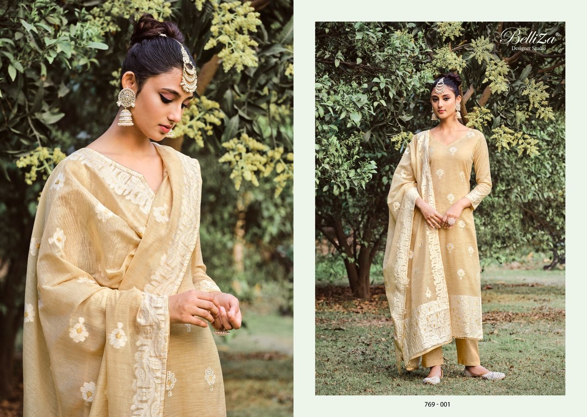 Belliza Designer Zeenat 769-001 To 769-006 Series 1