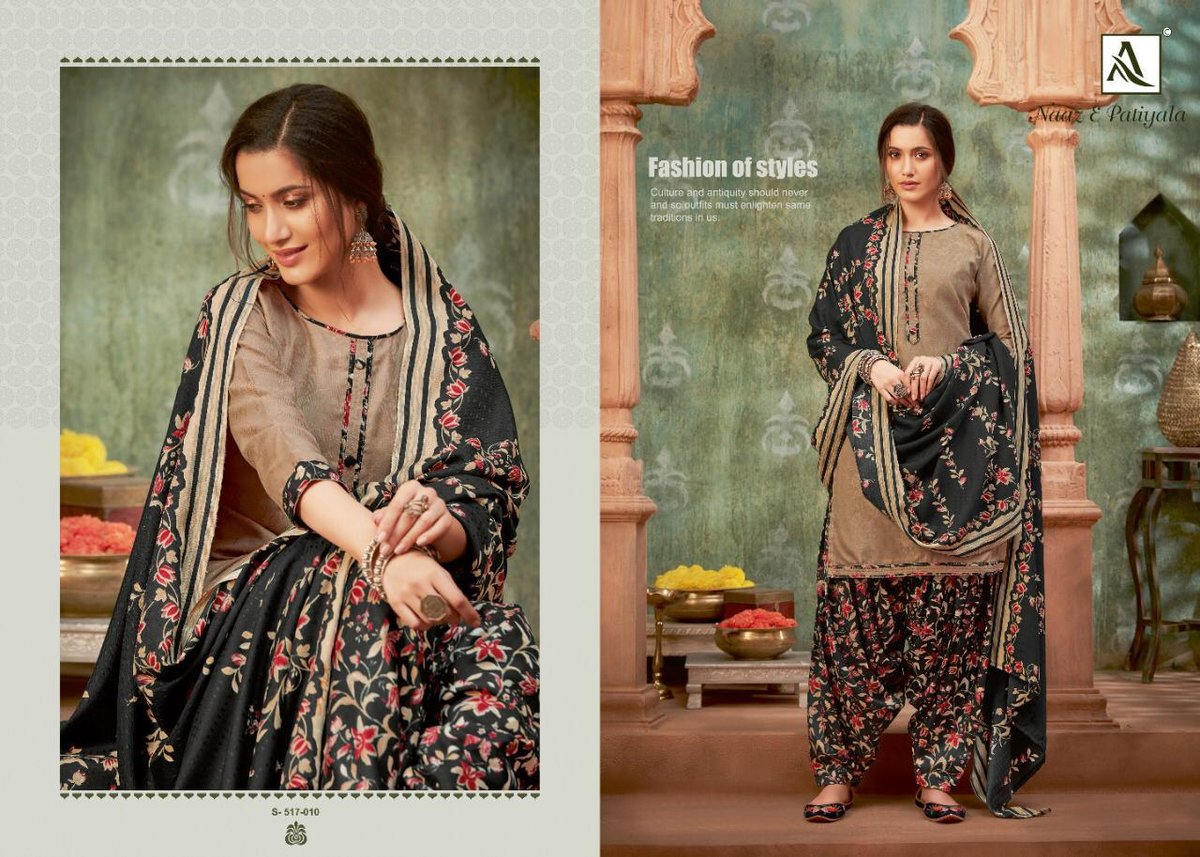 Alok Suits Naaz E Patiyala 517-001-517-010 Series 10