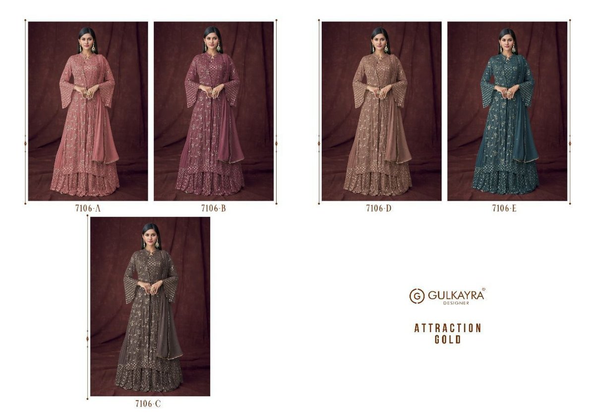 Gulkayra Designer Attraction Gold 7106 Colors 6
