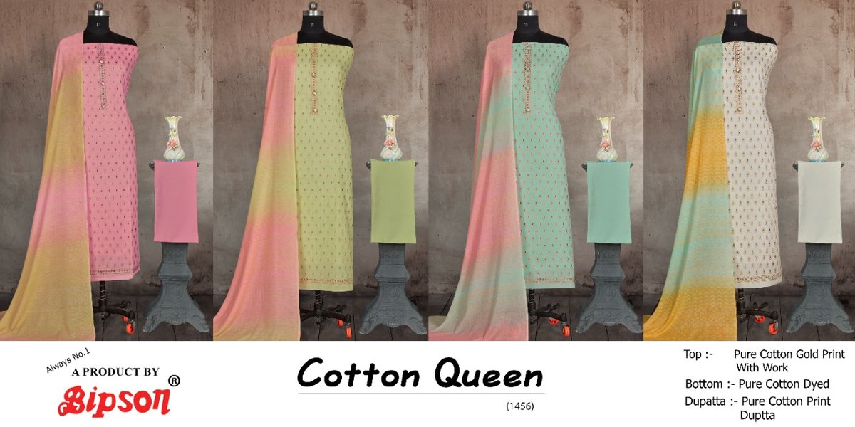 Bipson Prints Cotton Queen 1456 Colors 5