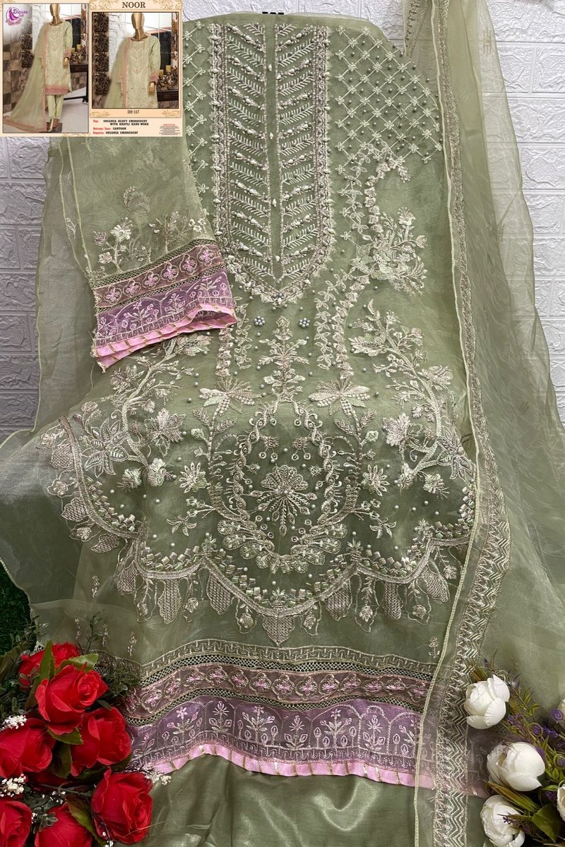 Dinsaa Suit Noor DS-157 Design 2