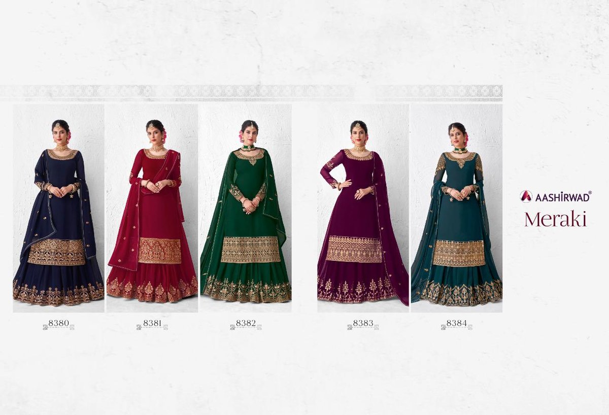 Aashirwad Creation Meraki 8380-8384 Series 6