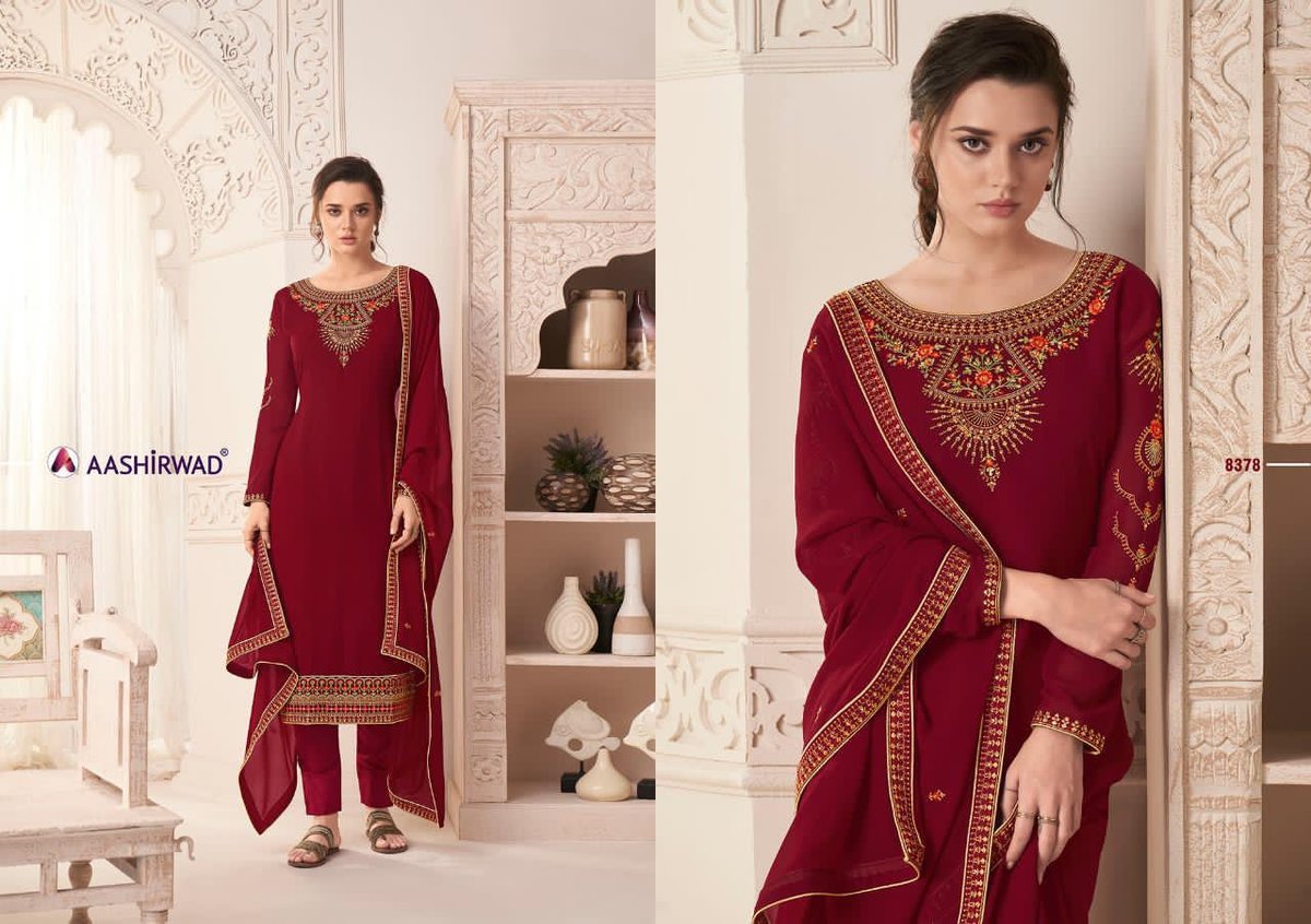 Aashirwad Creation Nargis 8376-8379 Series 3