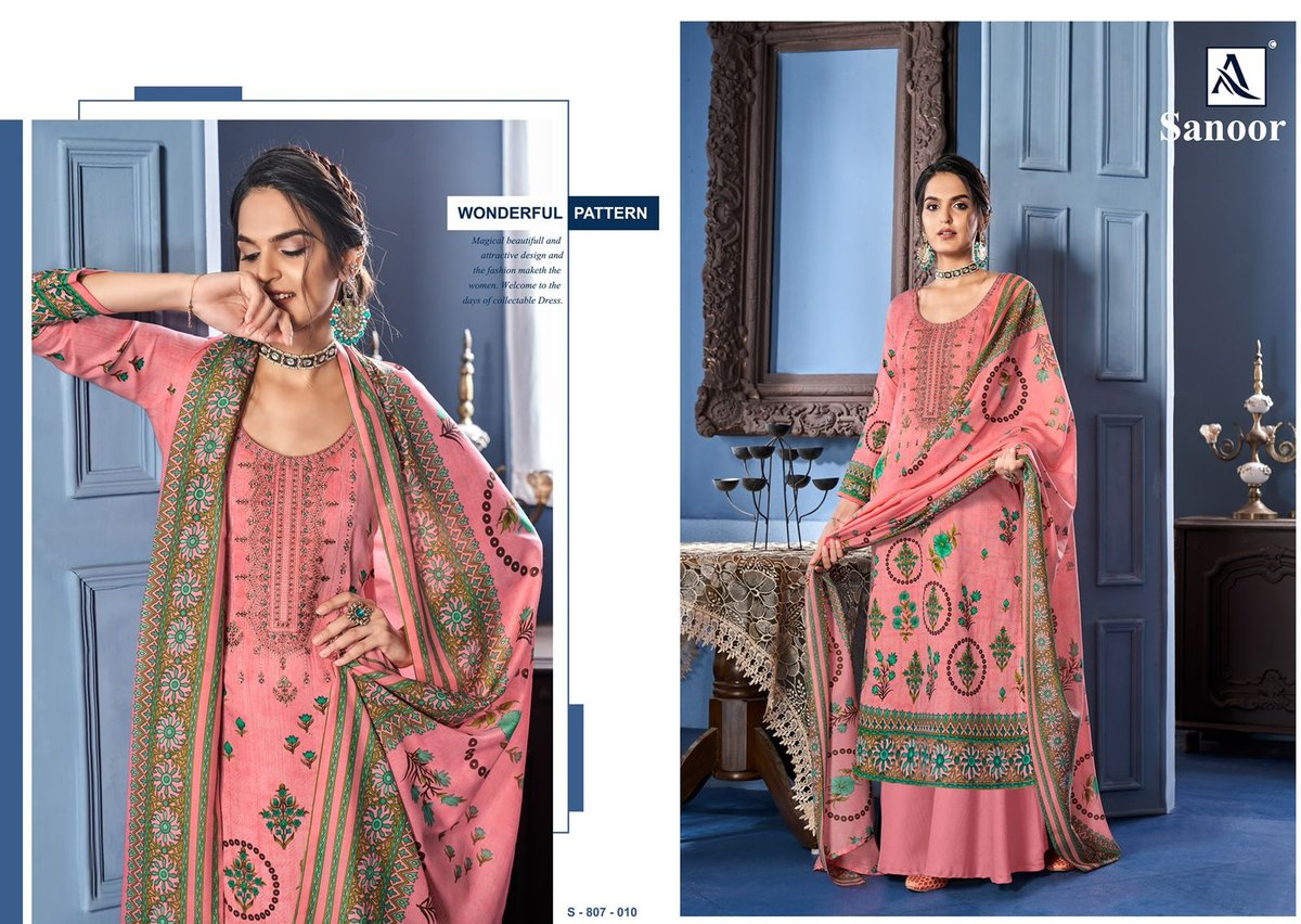 Alok Suits Sanoor 807-001 To 807-010 Series 10