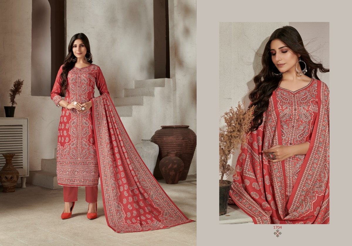 Bipson Prints Kashmiri Queen 1701-1704 Series 4