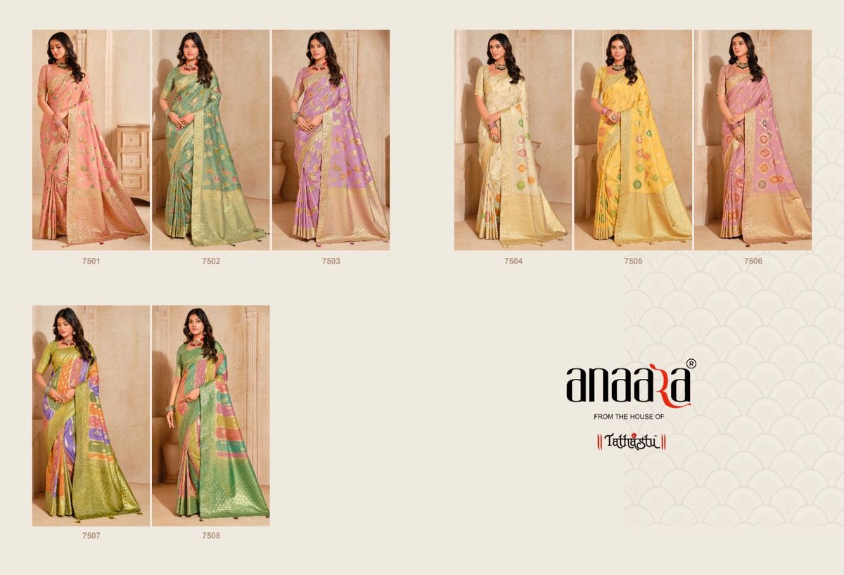 TATHASTU ANAARA 7501 TO 7508 9