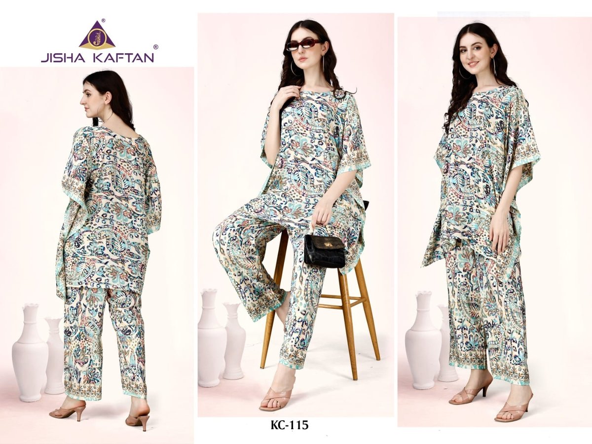JISHA KAFTAN KAFTAN CO-ORD SETS VOL-2 KC-109 TO KC-116 7