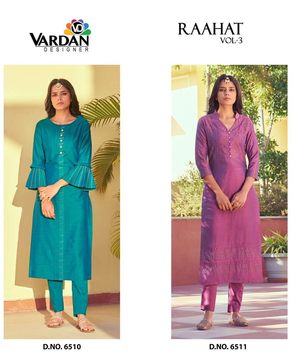 VARDAN DESIGNER RAAHAT VOL-3 6510 TO 6511 3