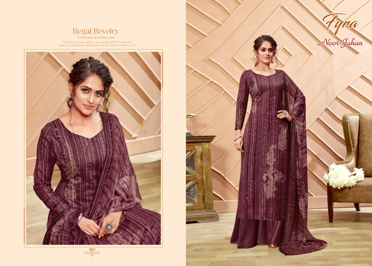 Alok Suits Fyra Noor Jahan 901-910 Series 1