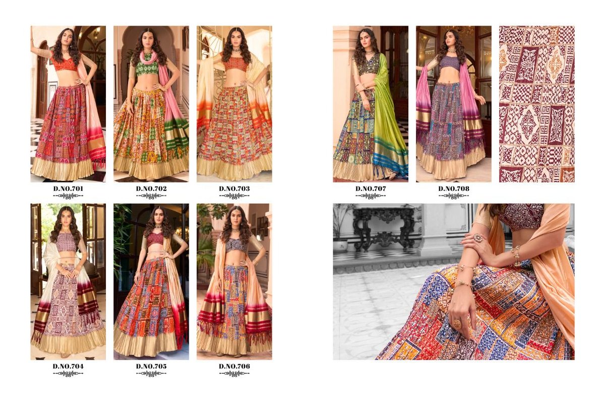 Kavira Lehenga Vivanta 701-708 Series 9