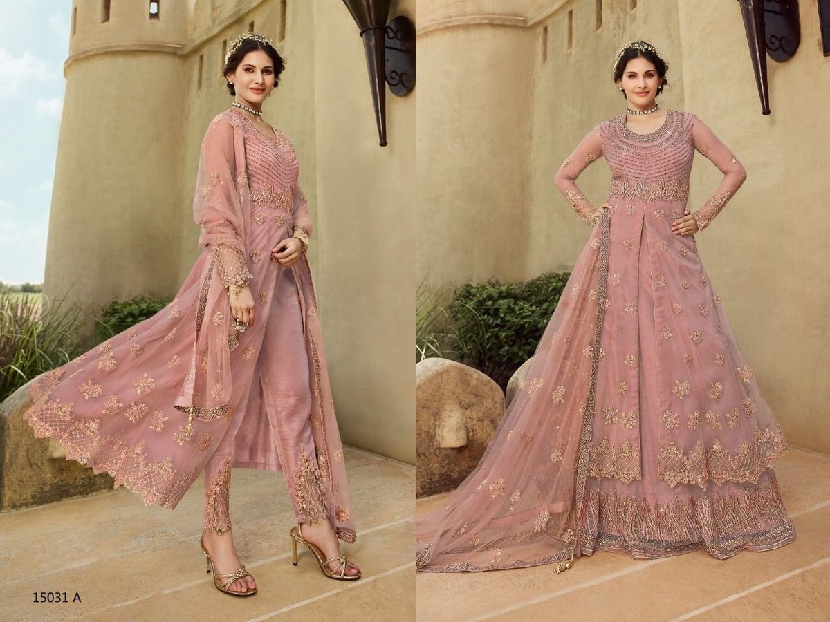 Glossy Simar Amyra Shaivi Master Copy 15031 Colors 1