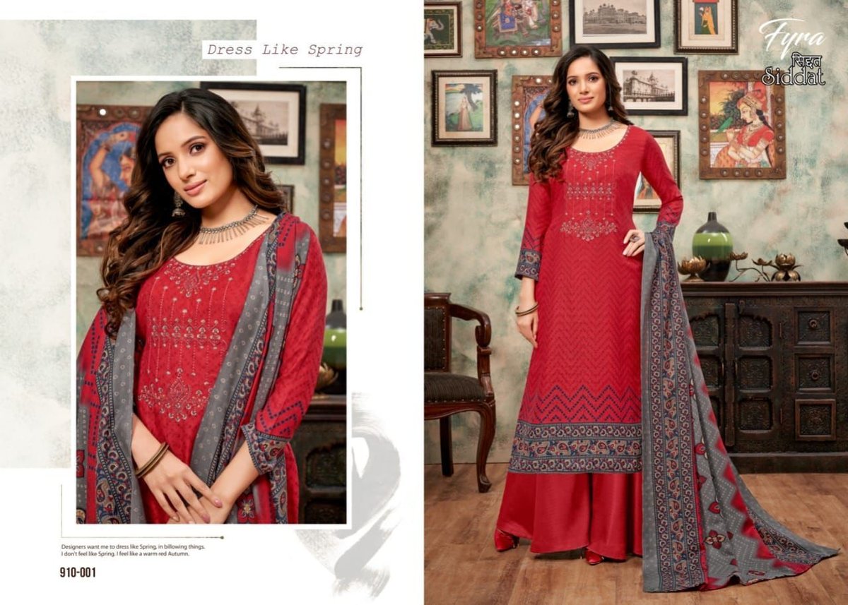 Alok Suits Fyra Siddat 910-001 to 910-010 Series 1