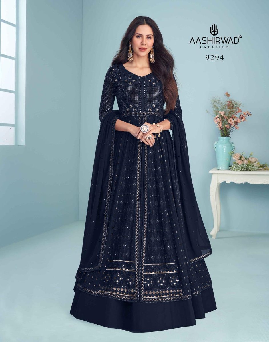 Aashirwad Creation Mogra 9291-9295 Series 4