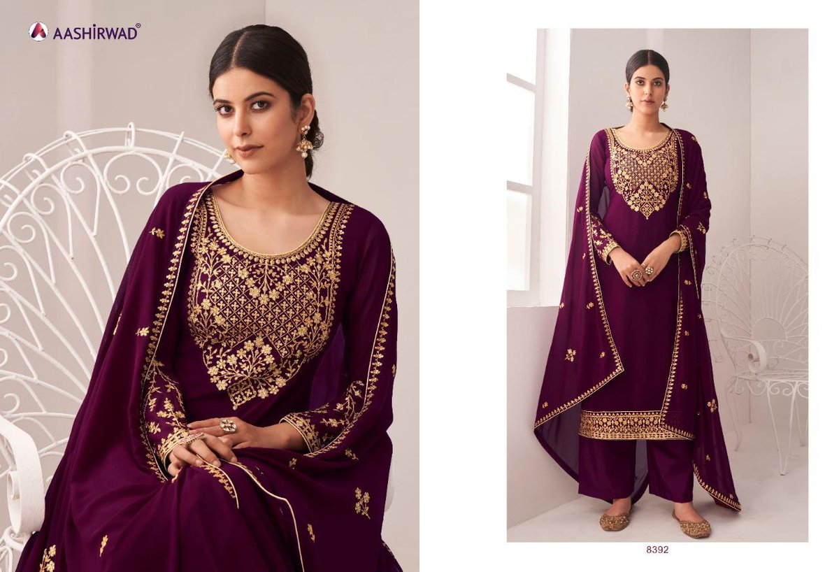Aashirwad Creation Anita 8390-8395 Series 3