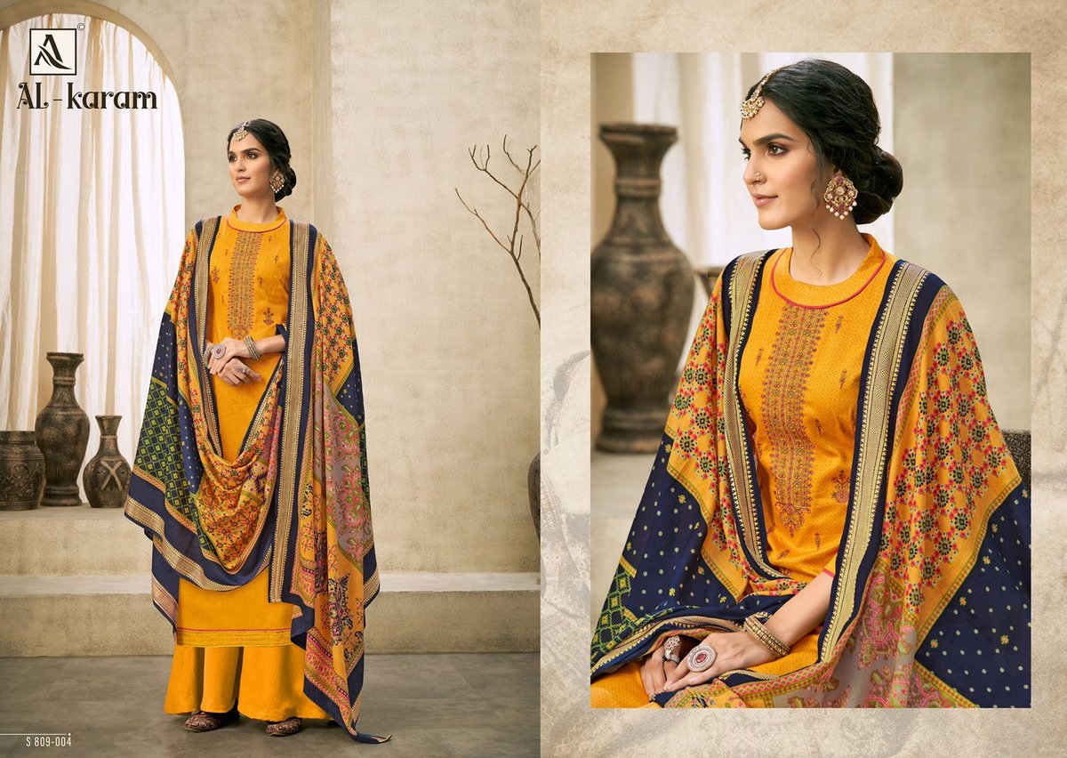 Alok Suits Al-Karam 809-001 to 809-010 Series 4