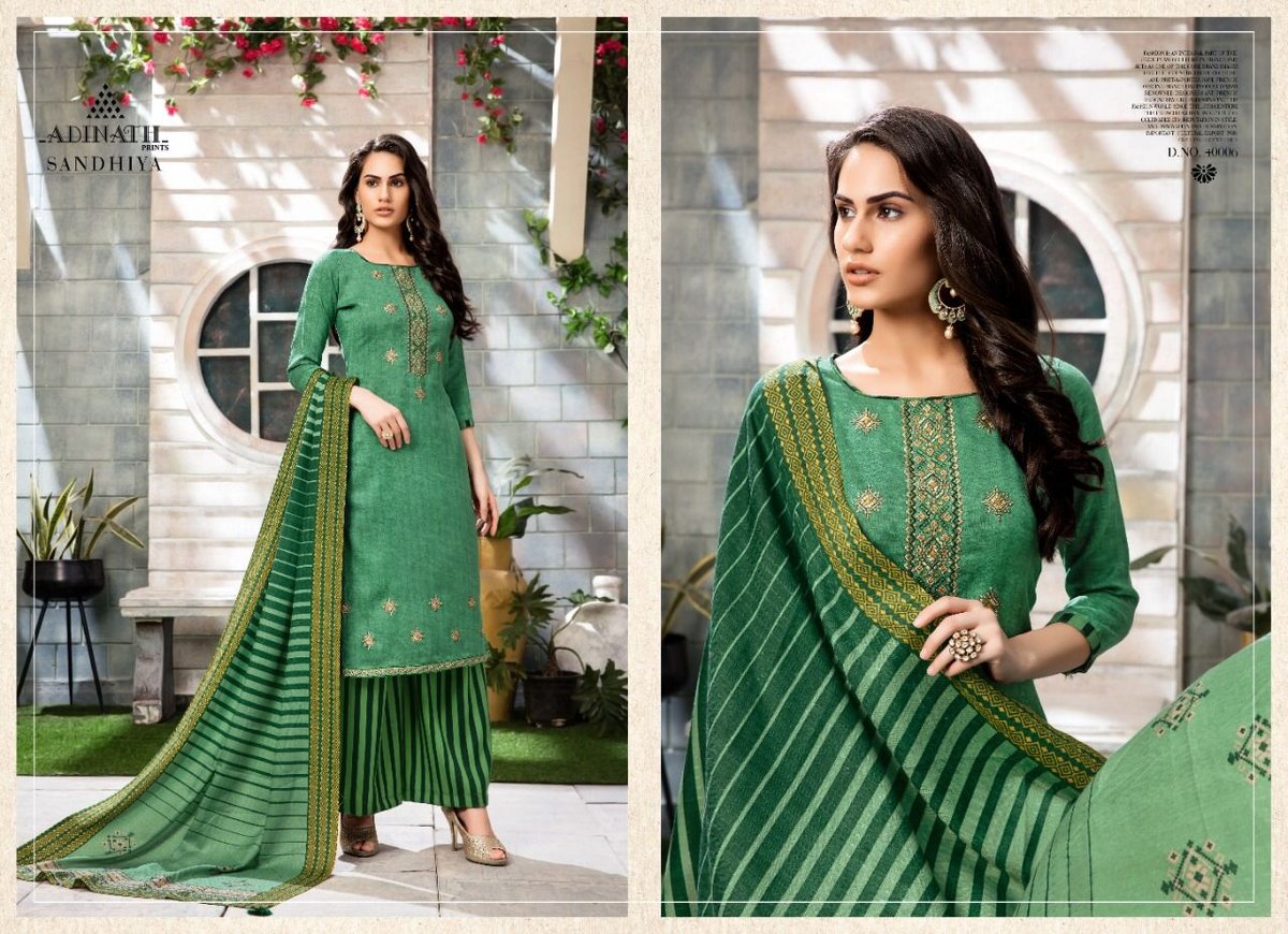 Adinath Prints Sandhiya 40001-40006 Series 6