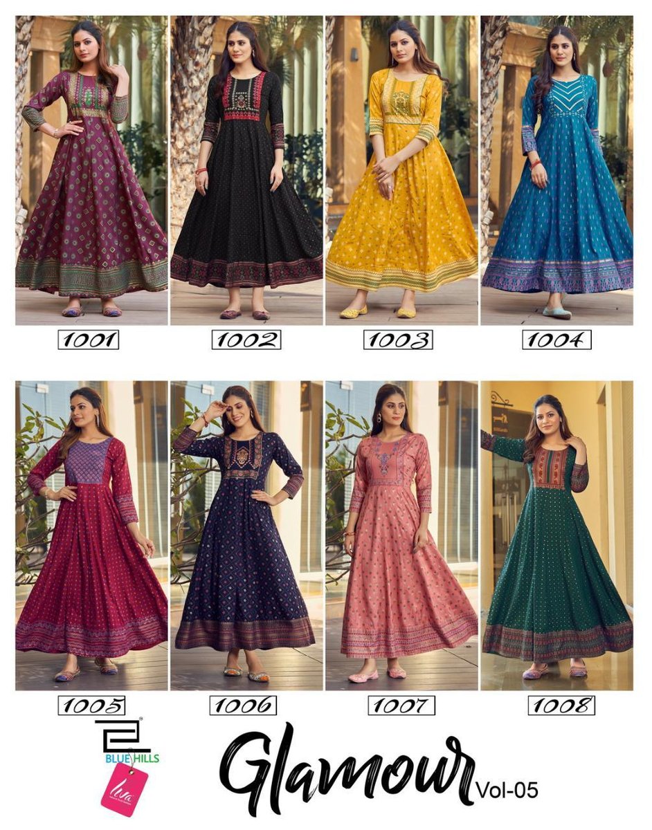 Blue Hills Glamour Vol-5 1001-1008 Series 9