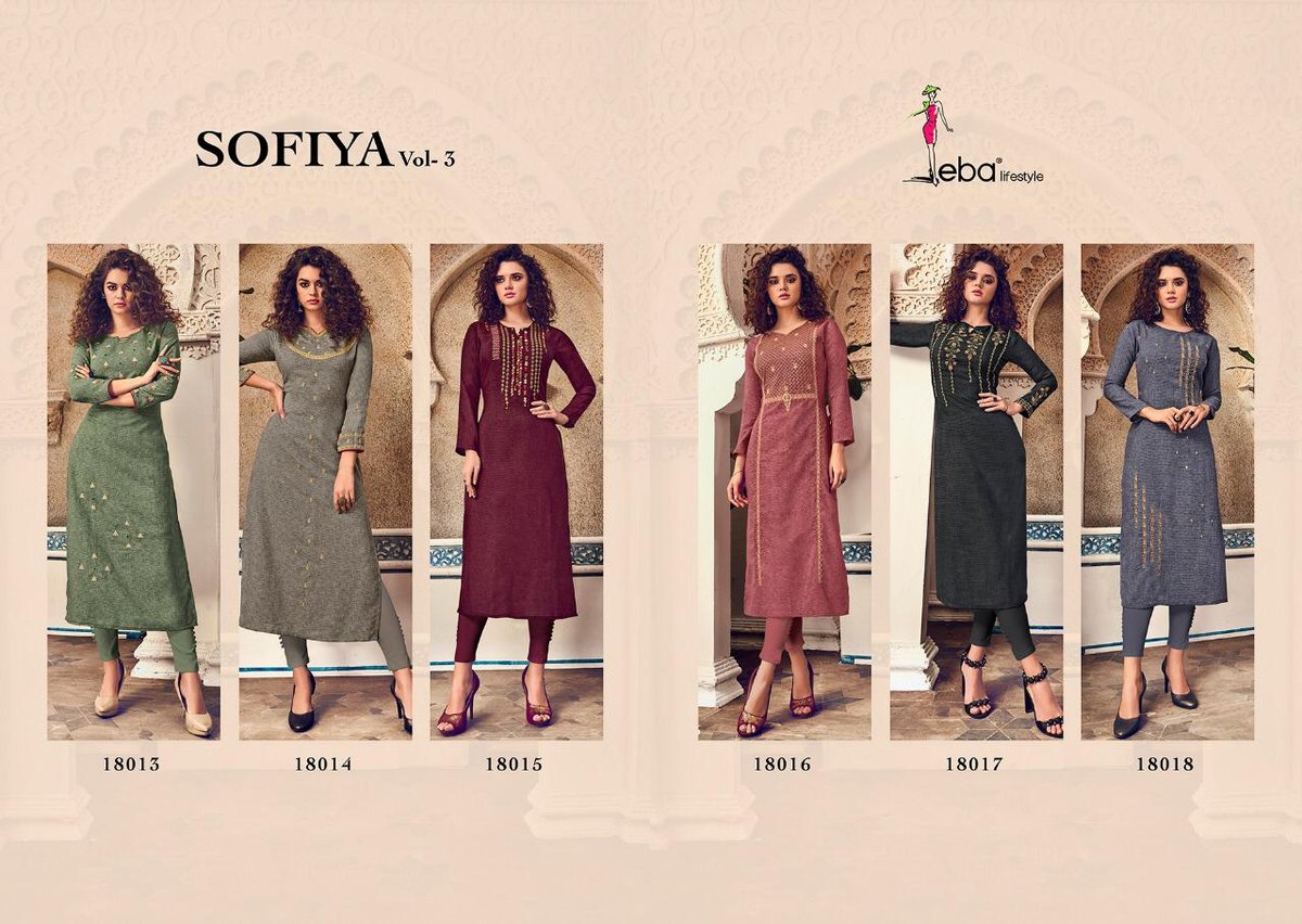 Eba Lifestyle Sofia Vol-3 18013-18018 Series 7