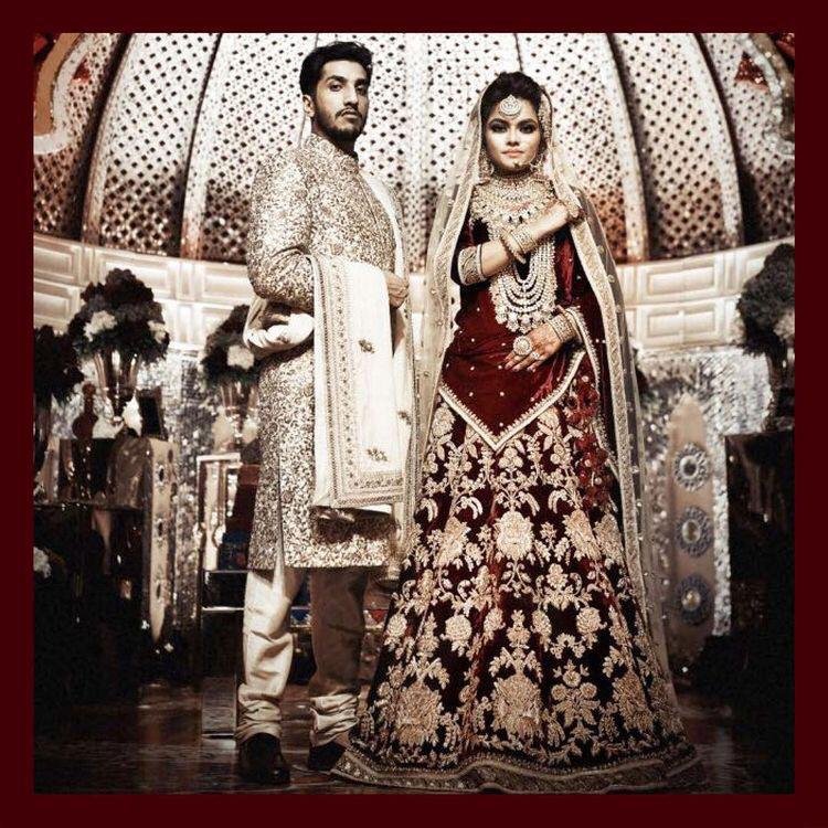 DJ Bridal Maroon Lehenga DJ-120 1