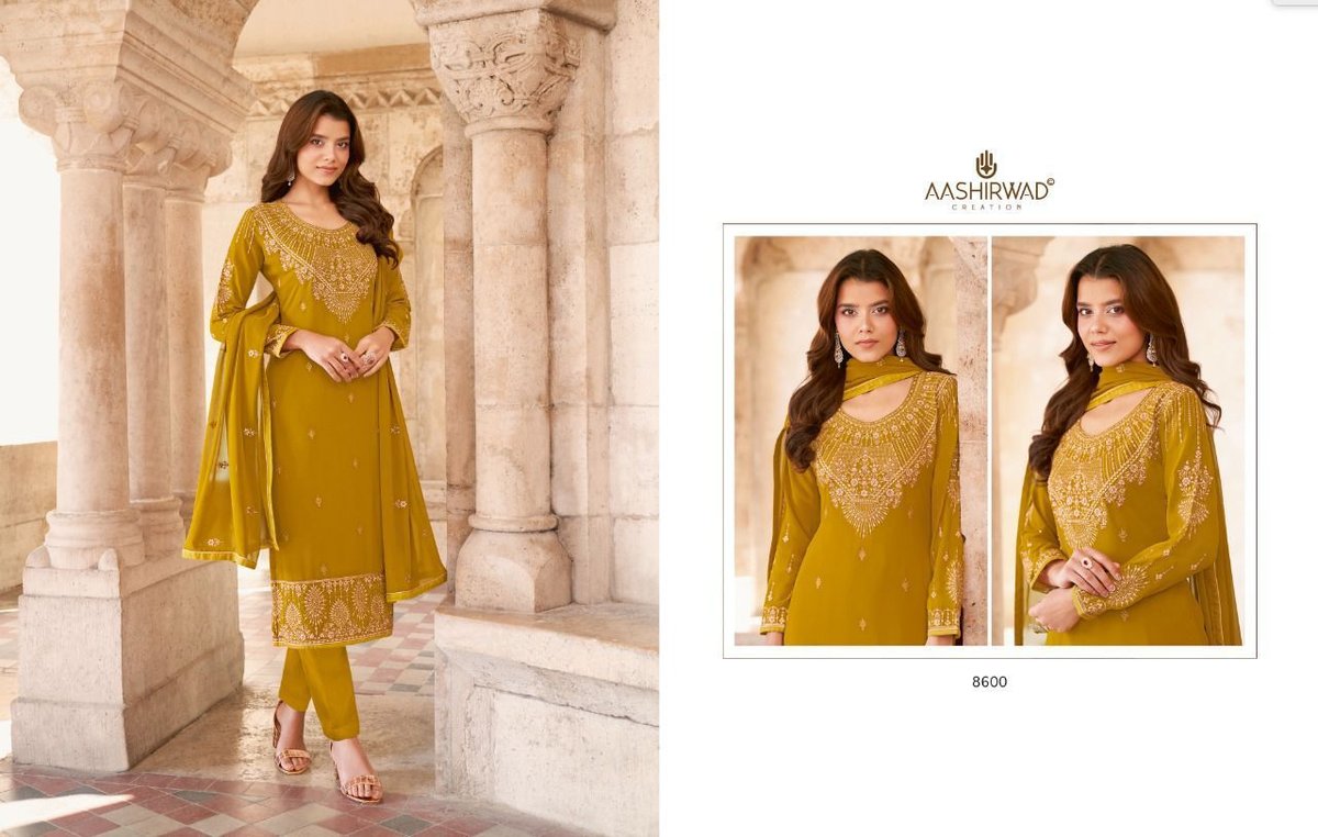 Aashirwad Creation Saarya 8598-8603 Series 3