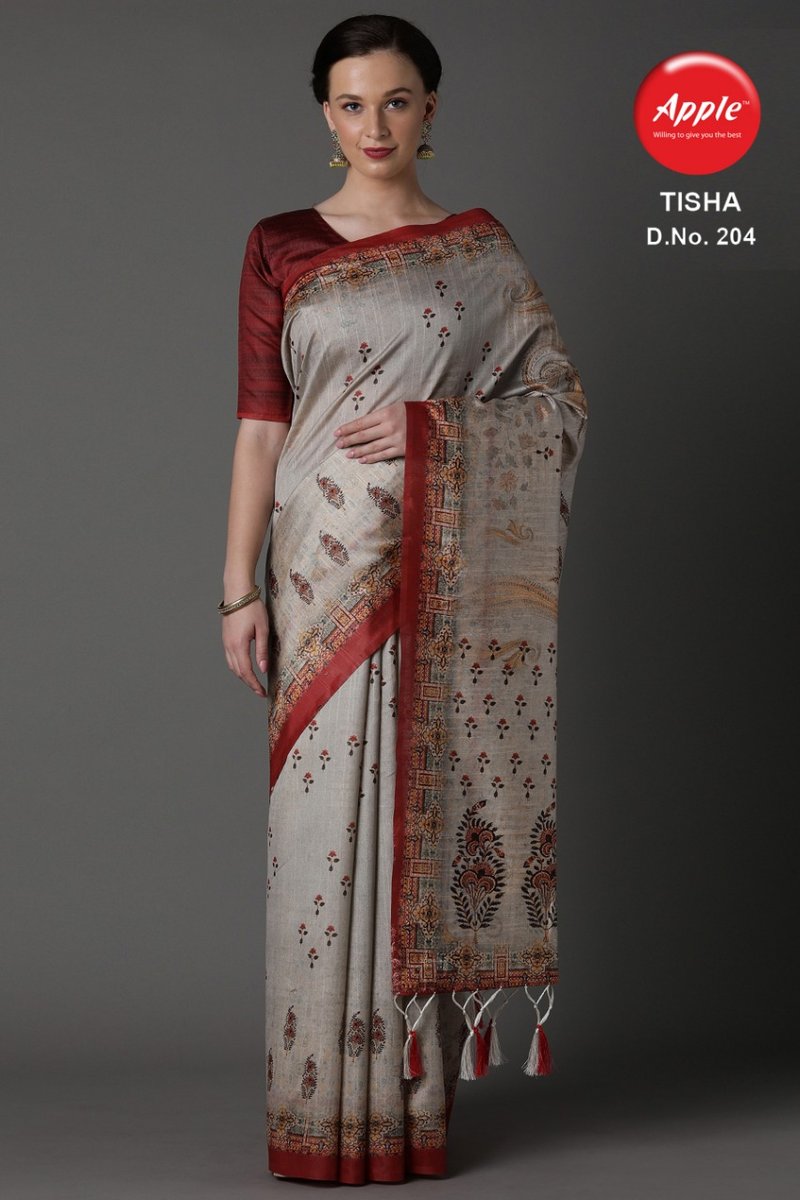 Apple Saree Tisha Vol-2 201-212 Series 4