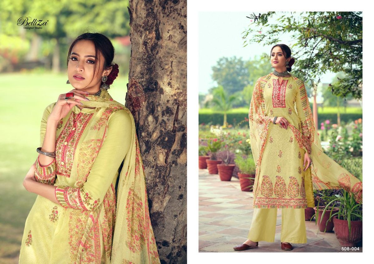 Belliza Designer Swara 508-001 to 508-010 Series 4