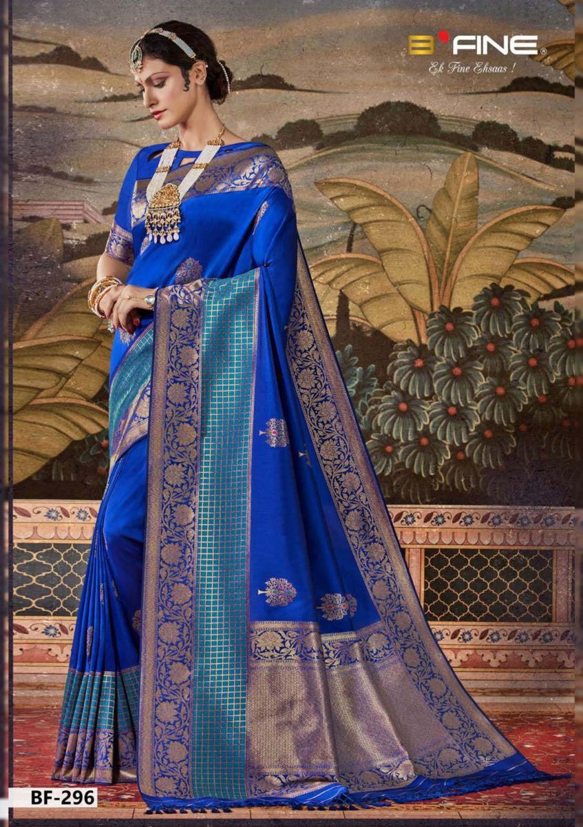 B Fine Saree Kalakari BF-281 to BF-300 Series 8