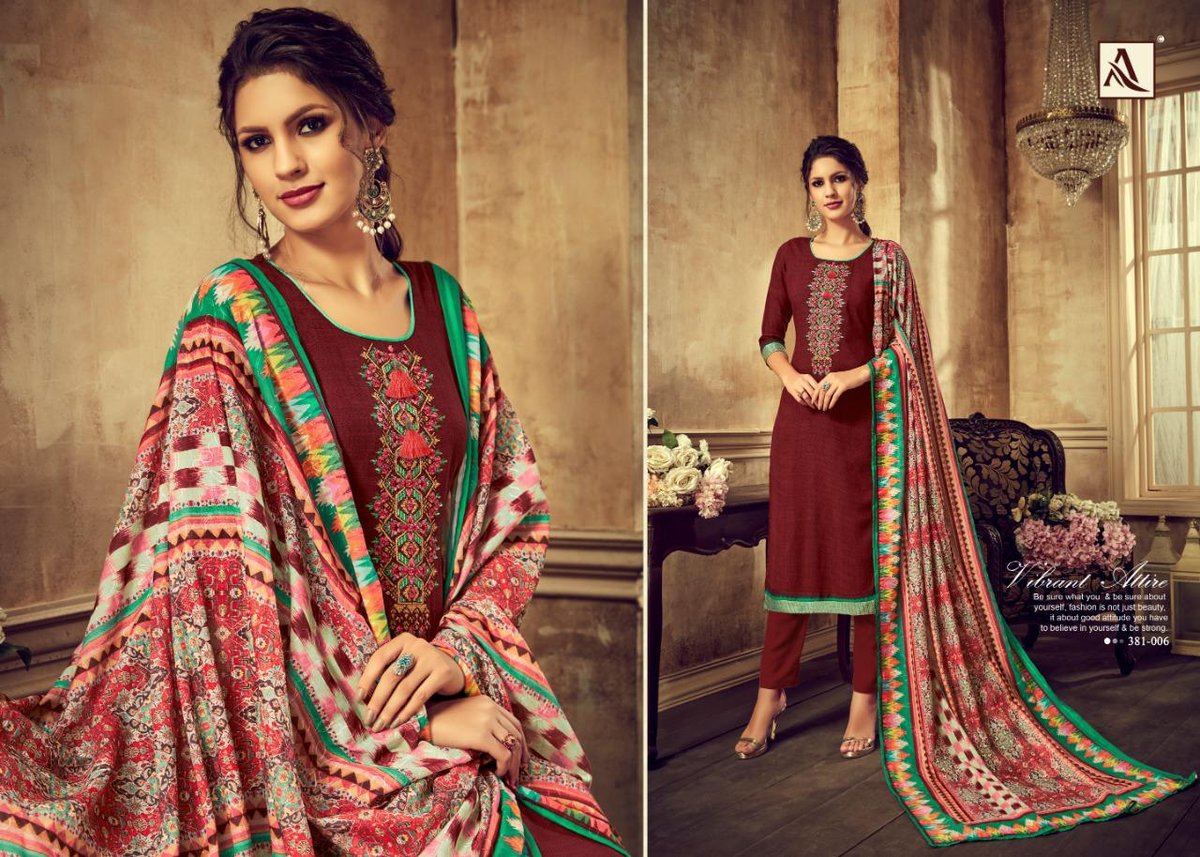Alok Suits Wanya 381-001 to 381-008 Series 6