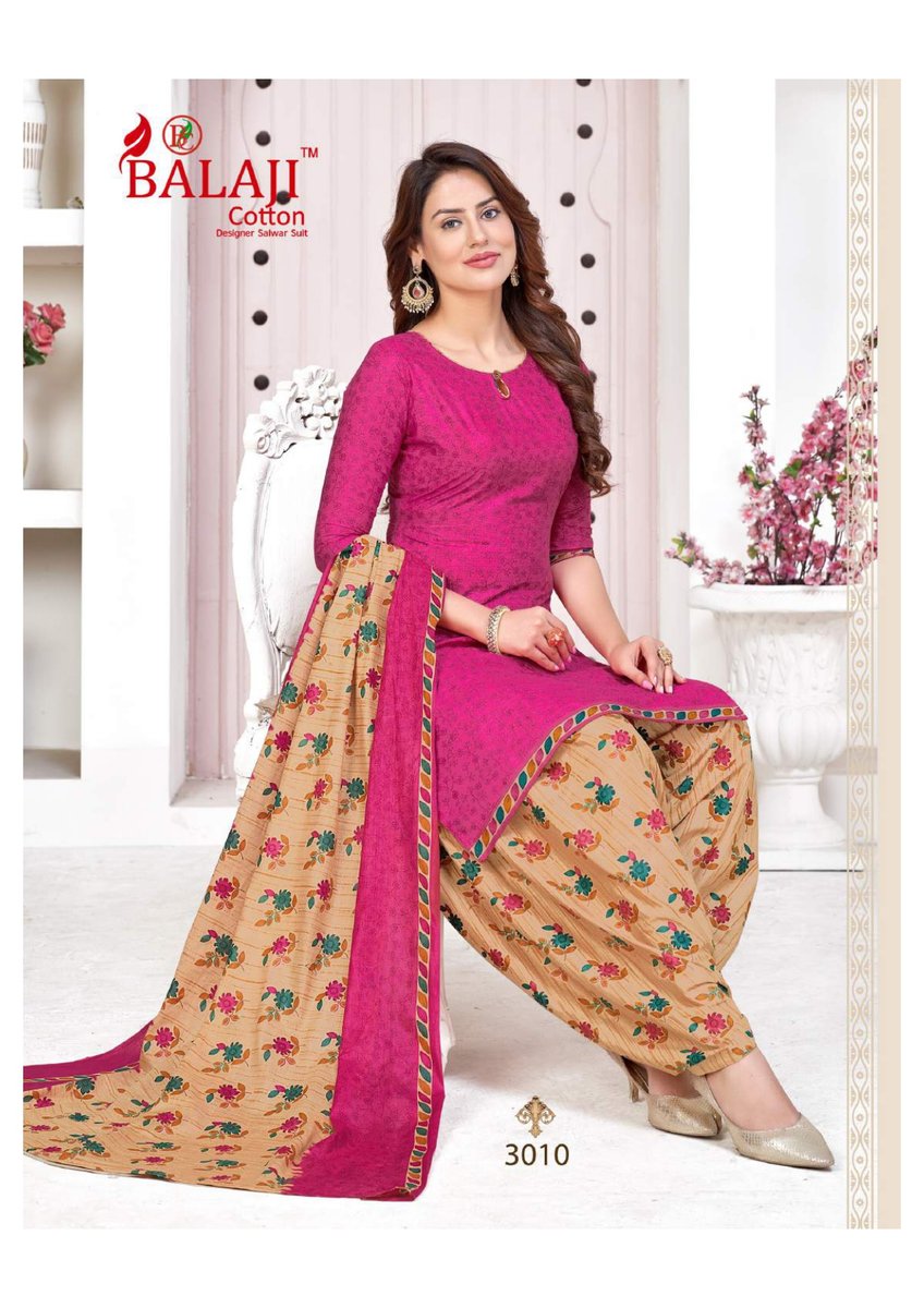 Balaji Cotton Sui Dhaga Vol-3 3001-3012 Series 10