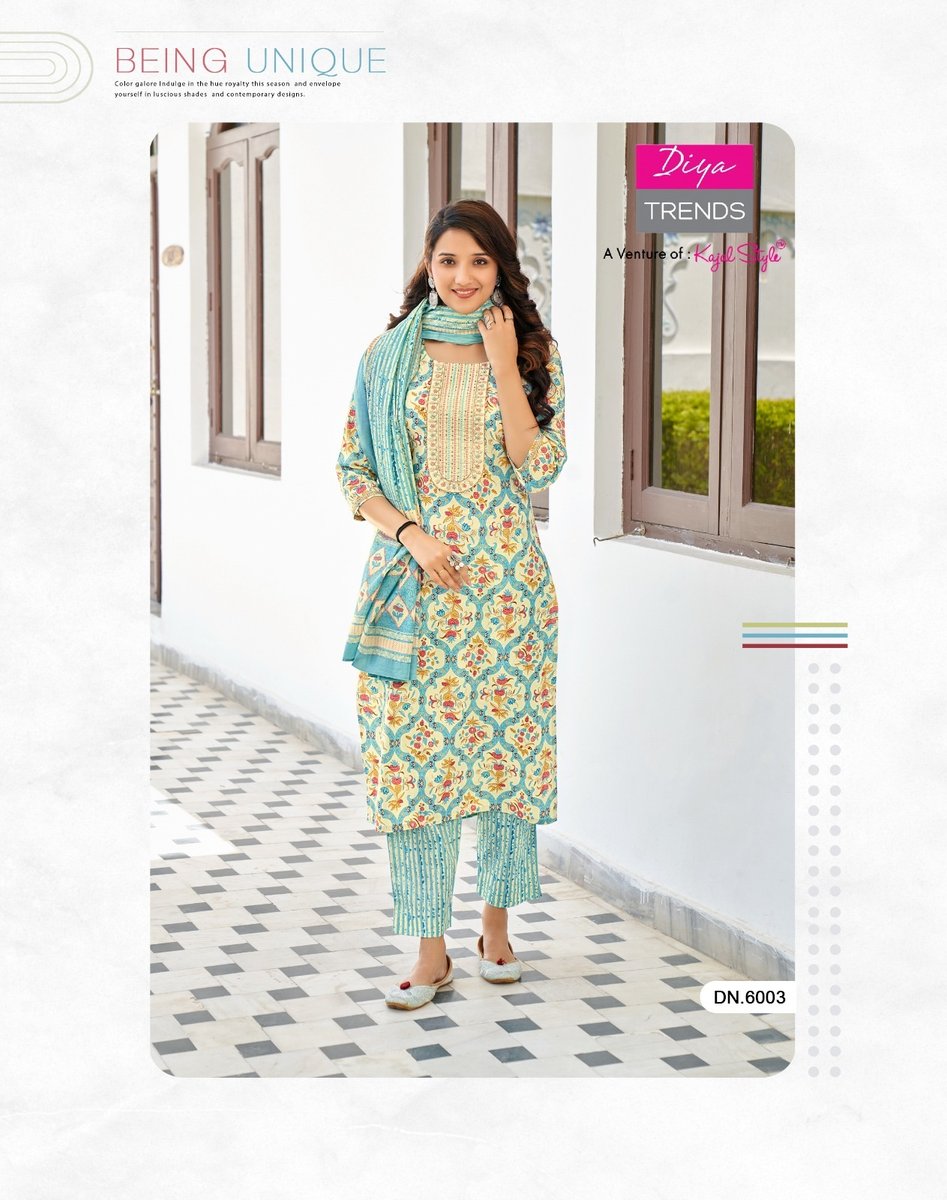 Diya Trends Odhani Vol-6 6001-6010 Series 3