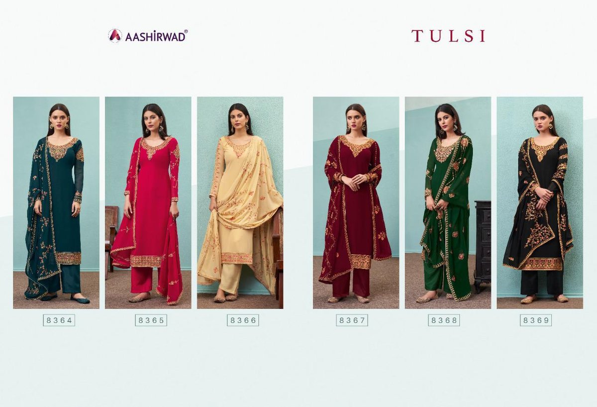 Aashirwad Creation Tulsi 8364-8369 Series 7