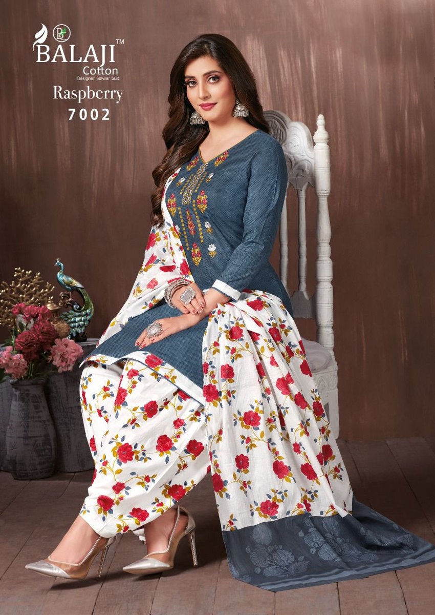 Balaji Cotton Raspberry Vol-7 7001-7012 Series 2