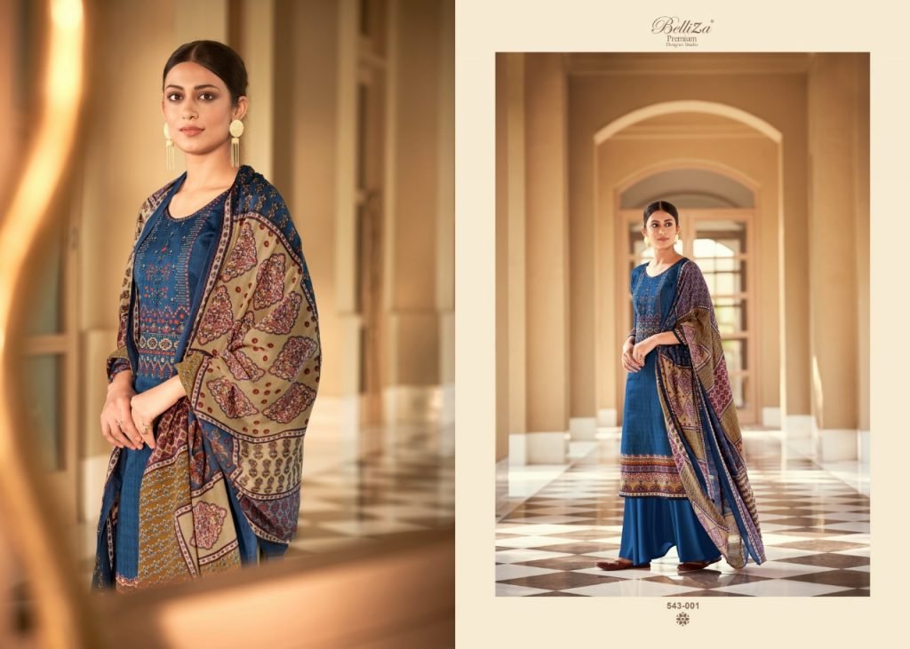 Belliza Designer Riyaaz 543-001 to 543-006 Series 1