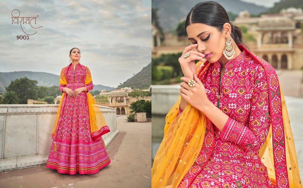 Virasat Gowns Patola 9001-9006 Series 3