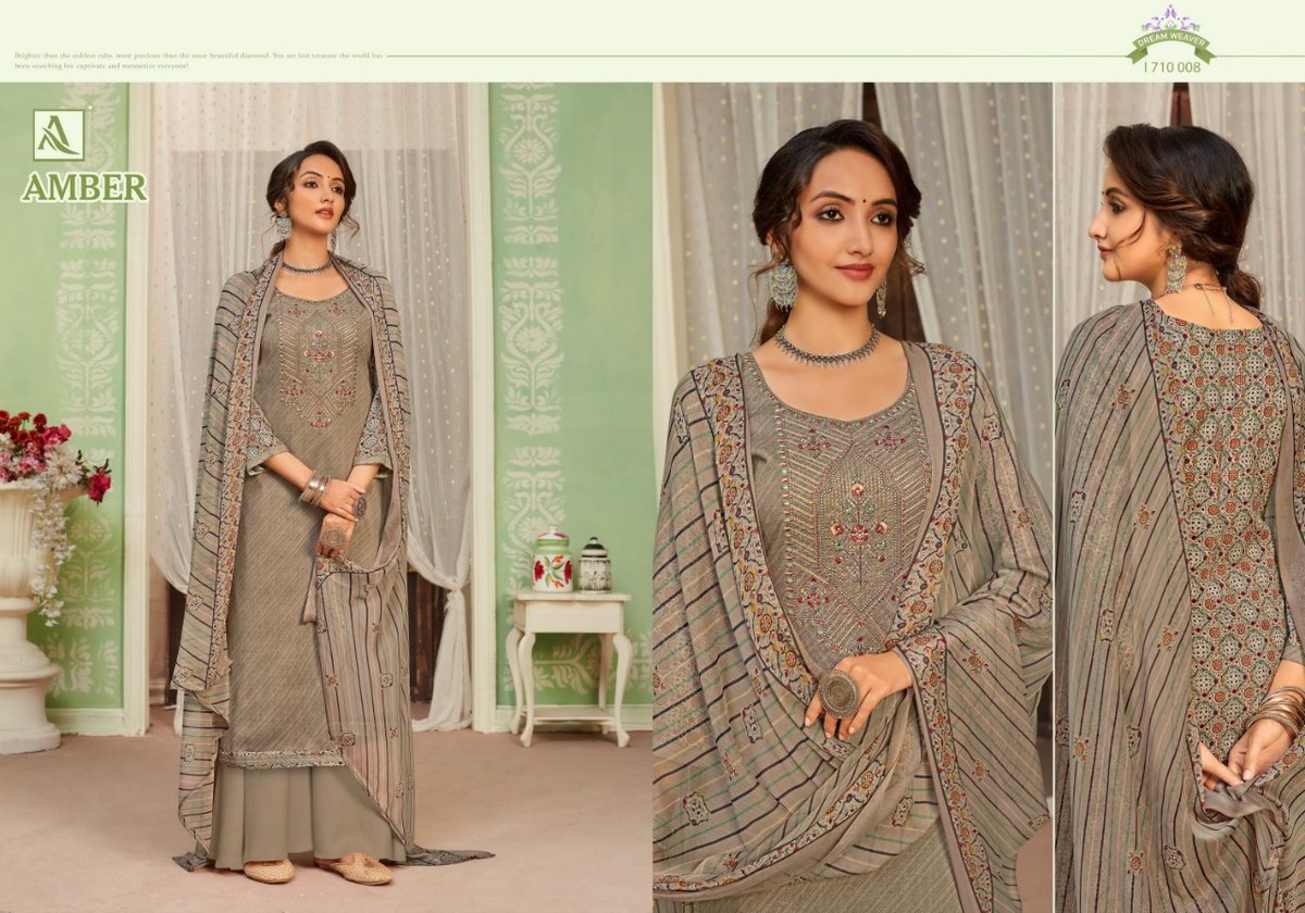 Alok Suits Amber 1710-001 to 1710-010 Series 8