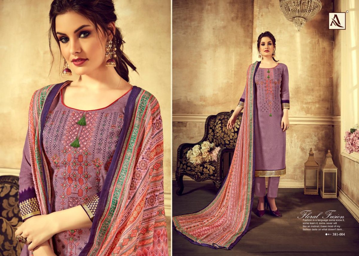 Alok Suits Wanya 381-001 to 381-008 Series 4