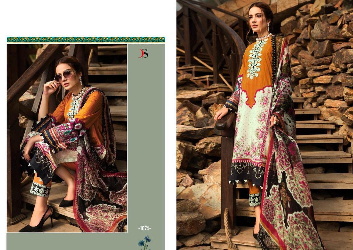 Deepsy Suits Firdous Vol-12 1071-1079 Series 4