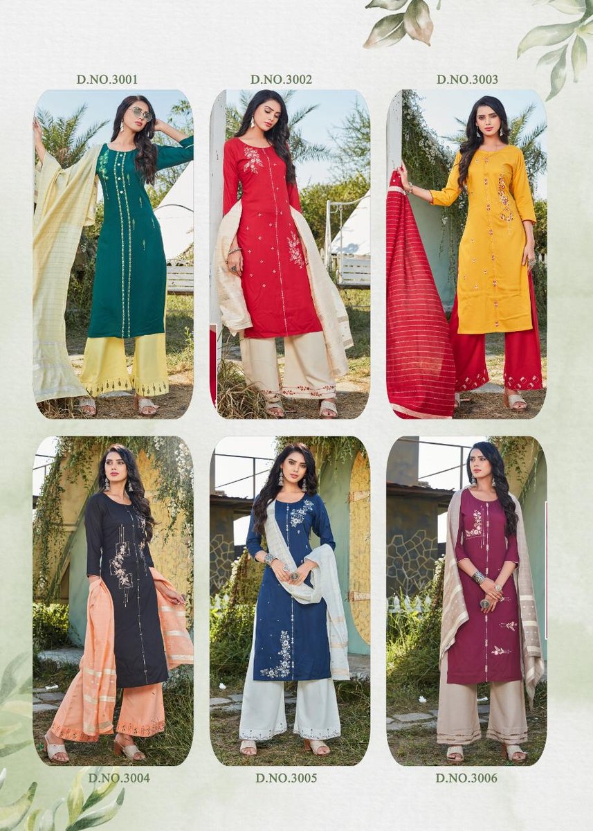 Dehliz Trendz Paalav Vol-3 3001-3006 Series 7