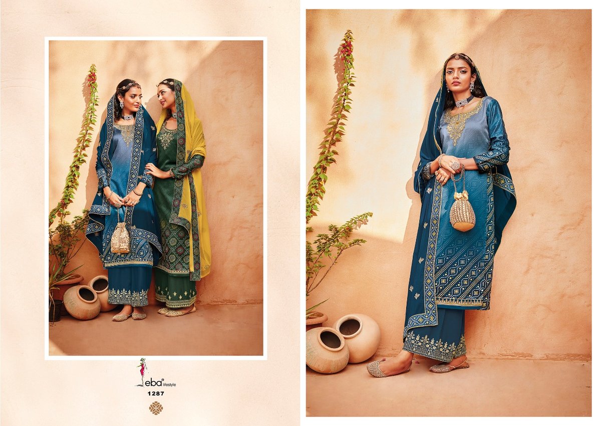 Eba Lifestyle Rang Bandhej Vol-2 1286-1291 Series 2