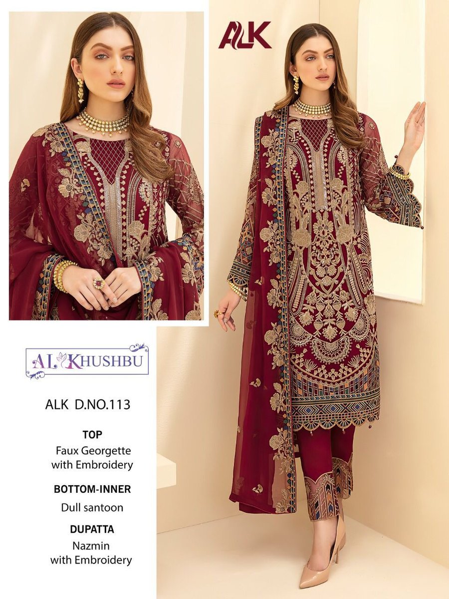 AL Khushbu 113 Design 1