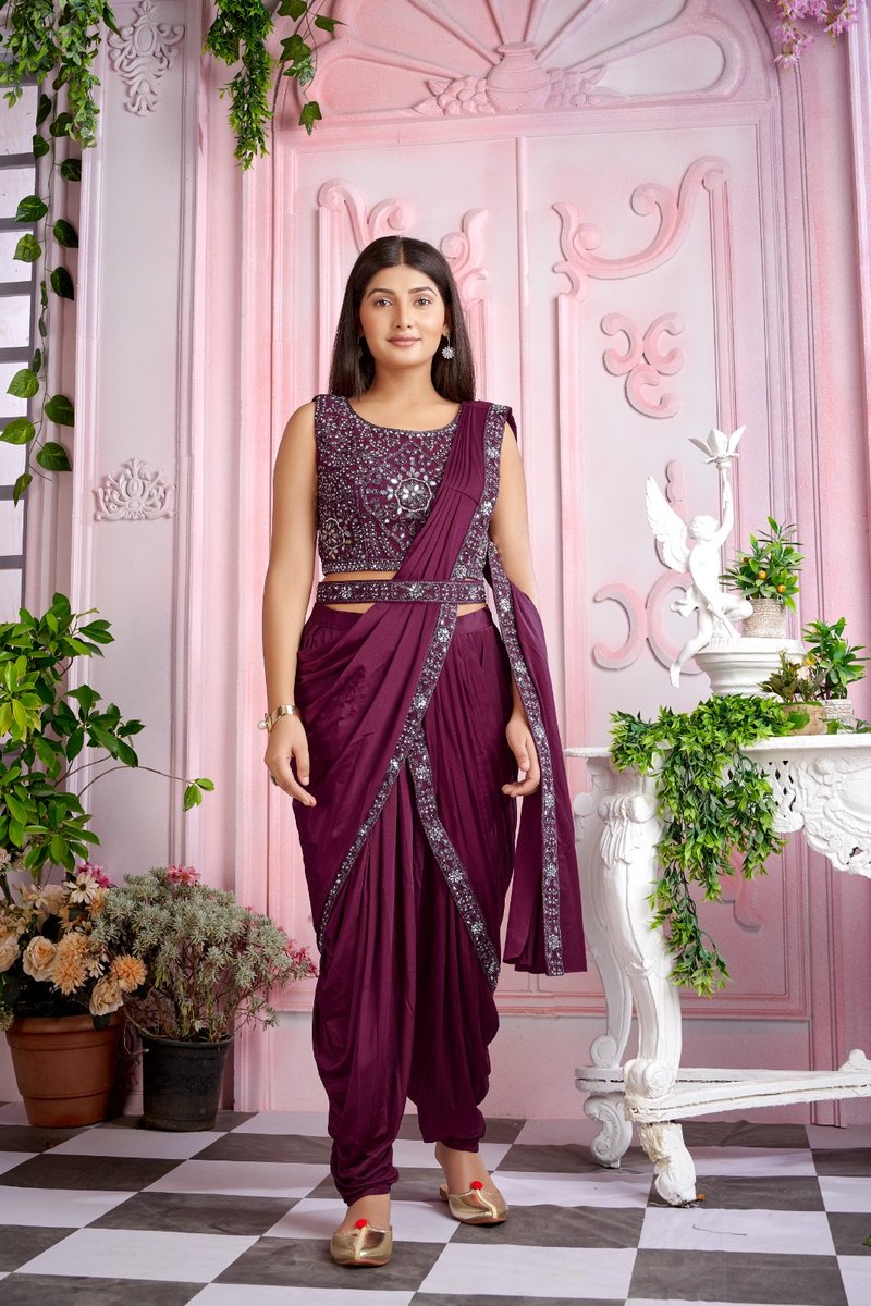 Aamoha Trendz Ready Made Designer Saree 1015950 Colors 1