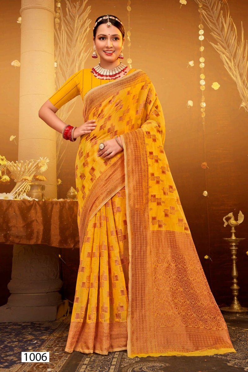 SAROJ SAREE ATLANTIC COTTON VOL-3 1001 TO 1006 6