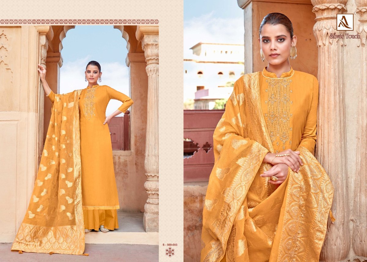 Alok Suits Silver Touch 565-001-565-008 Series 3